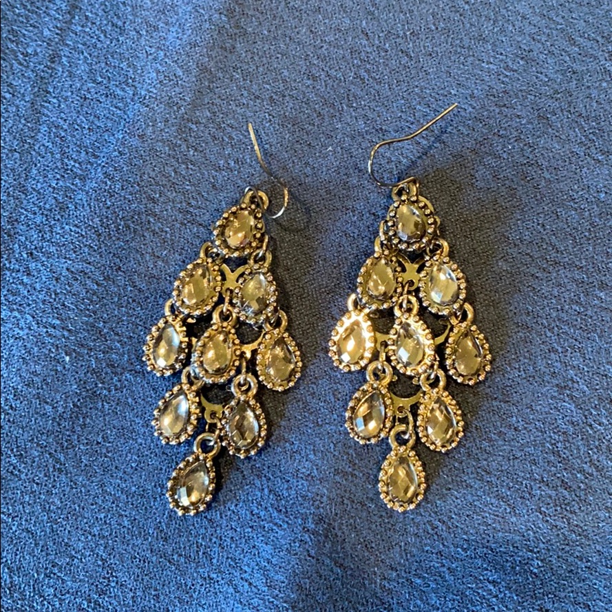Black Dangle Earring